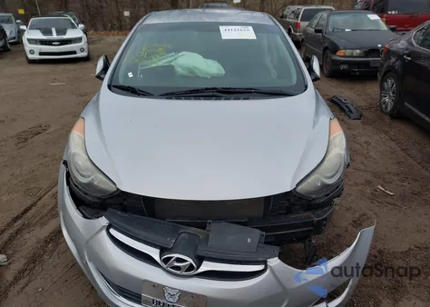 2012 Hyundai Elantra Gls from USA, damaged, VIN 5NPDH4AE2CH062633